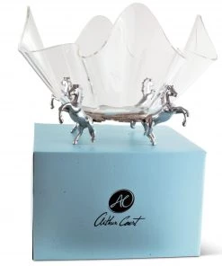 Arthur Court Acrylic Serving Bowls Horse Stand Acrylic Bowl 14