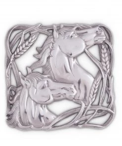 Arthur Court Horse With Wheat Trivet