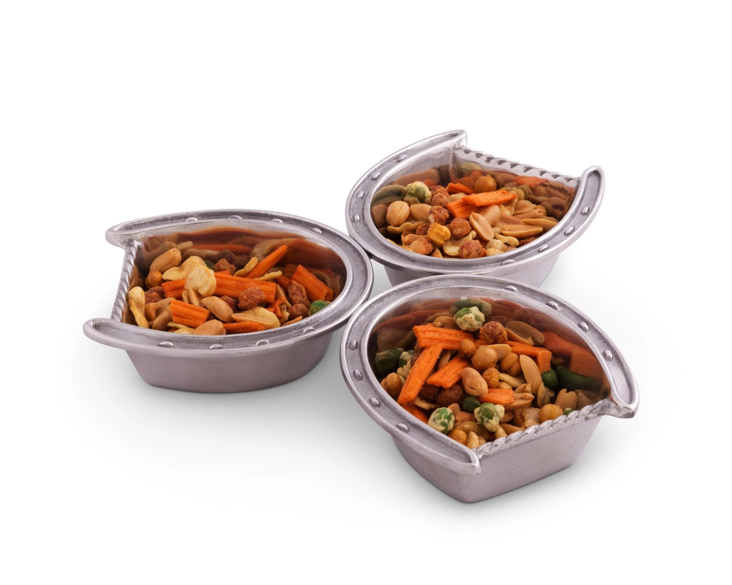 Arthur Court Horseshoe 3-Bowl Bowl