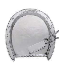 Arthur Court Horseshoe Plate With Server