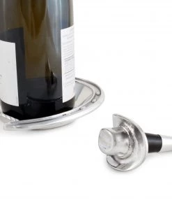 Arthur Court Horseshoe Wine Coaster And Hat Stopper Set
