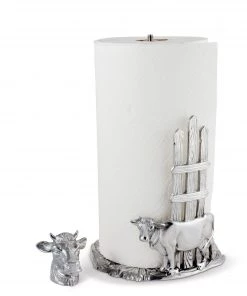 Arthur Court Cow Paper Towel Holder Paper Towel Holders