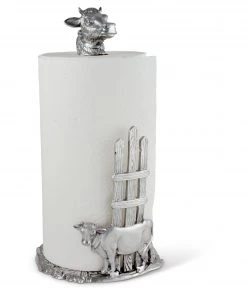 Arthur Court Cow Paper Towel Holder Paper Towel Holders
