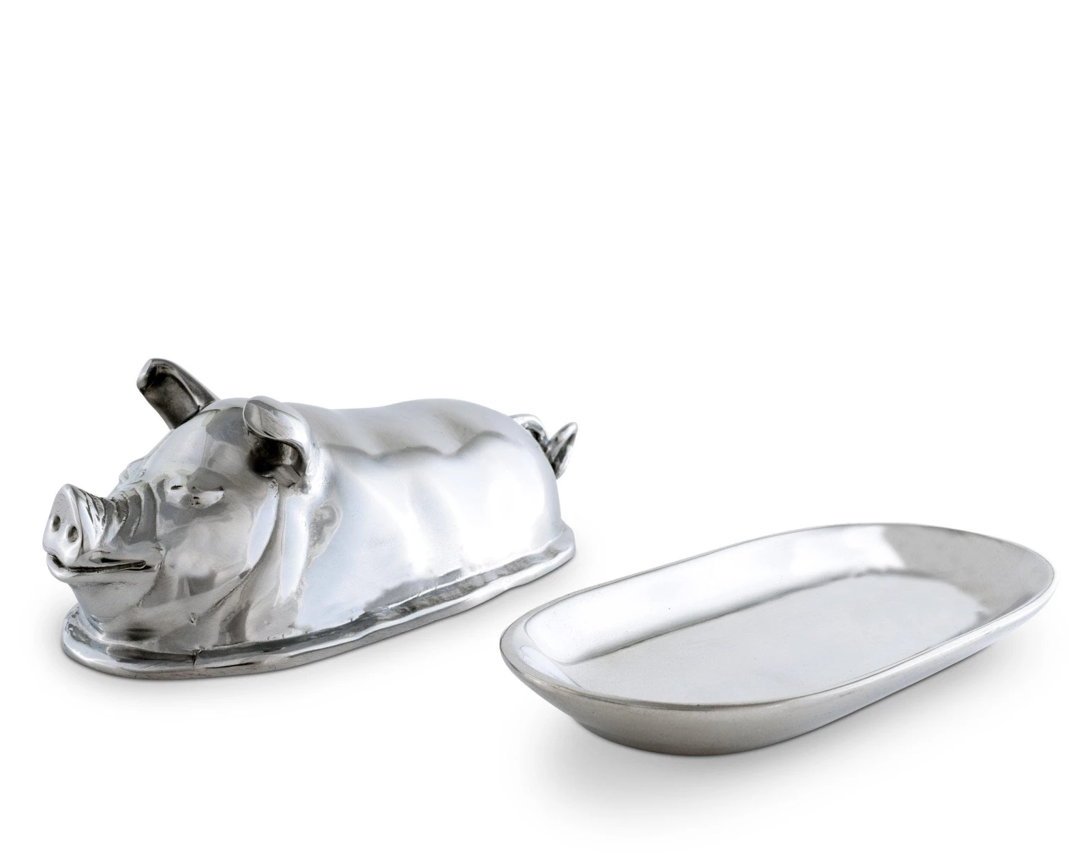 Arthur Court Butter Dishes Pig Butter Dish