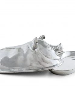 Arthur Court Butter Dishes Pig Butter Dish
