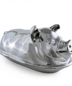 Arthur Court Butter Dishes Pig Butter Dish