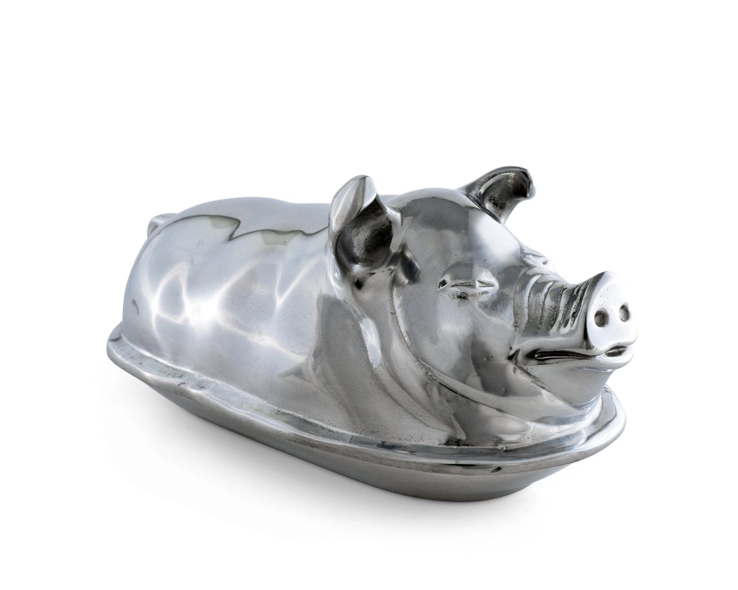 Arthur Court Butter Dishes Pig Butter Dish