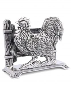 Arthur Court Rooster Upright Napkin Holder Napkin Holders