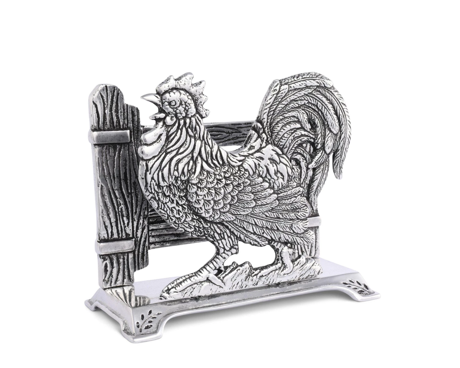 Arthur Court Rooster Upright Napkin Holder Napkin Holders
