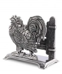 Arthur Court Rooster Upright Napkin Holder Napkin Holders