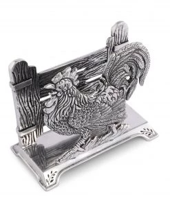 Arthur Court Rooster Upright Napkin Holder Napkin Holders