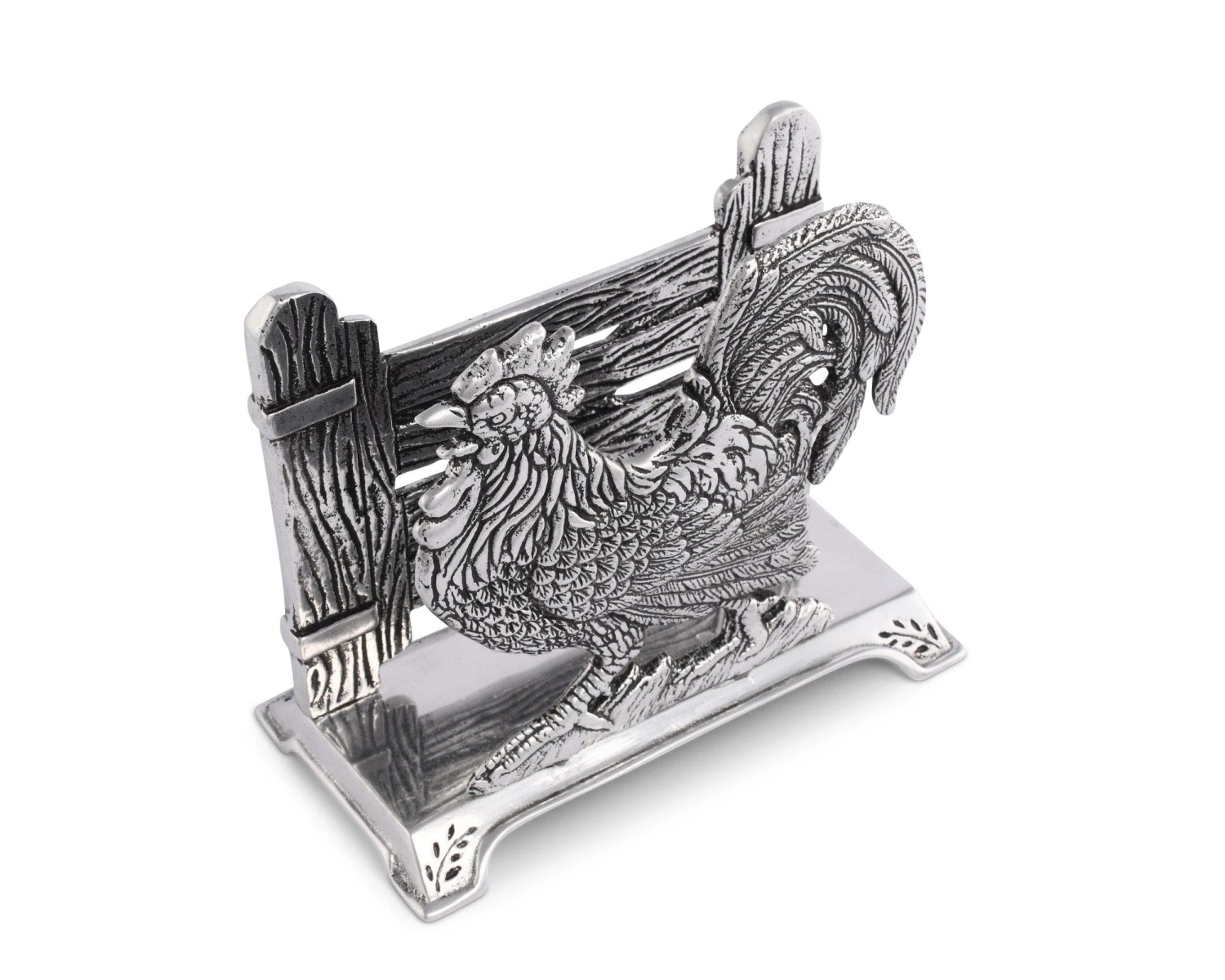 Arthur Court Rooster Upright Napkin Holder Napkin Holders