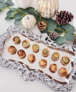 Arthur Court Fleur-De-Lis Acanthus Oblong Oblong Trays