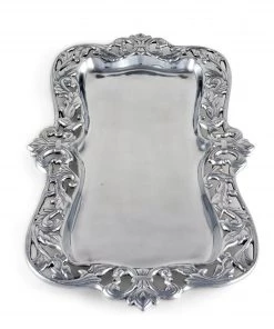 Arthur Court Fleur-De-Lis Acanthus Oblong Oblong Trays