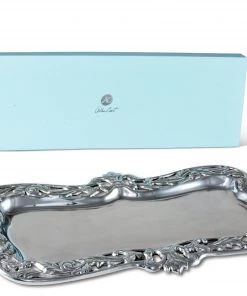 Arthur Court Fleur-De-Lis Acanthus Oblong Oblong Trays