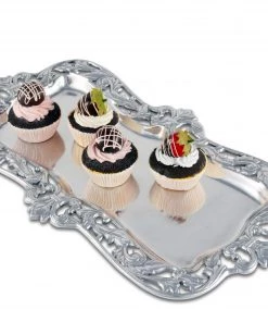 Arthur Court Fleur-De-Lis Acanthus Oblong Oblong Trays