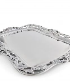 Arthur Court Platters Fleur-De-Lis Acanthus Platter