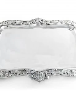Arthur Court Platters Fleur-De-Lis Acanthus Platter