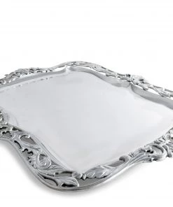 Arthur Court Platters Fleur-De-Lis Acanthus Platter