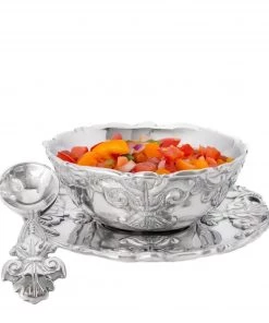 Arthur Court Fleur-De-Lis Condiment Server Condiment Servers