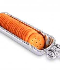 Arthur Court Fleur De Lis Cracker Serving Tray