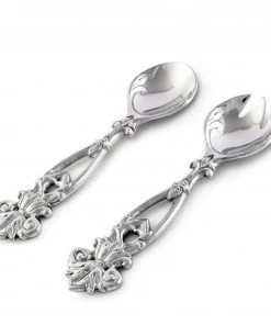 Arthur Court Fleur-De-Lis Open Serving Set Salad Serving Sets