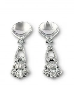 Arthur Court Fleur-De-Lis Open Serving Set Salad Serving Sets