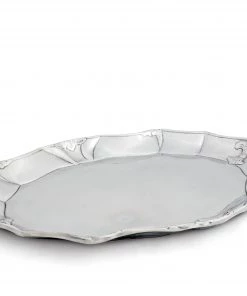 Arthur Court Platters Fleur-De-Lis Oval Platter