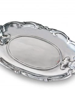 Arthur Court Trays Fleur-De-Lis Oval Tray