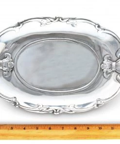 Arthur Court Trays Fleur-De-Lis Oval Tray