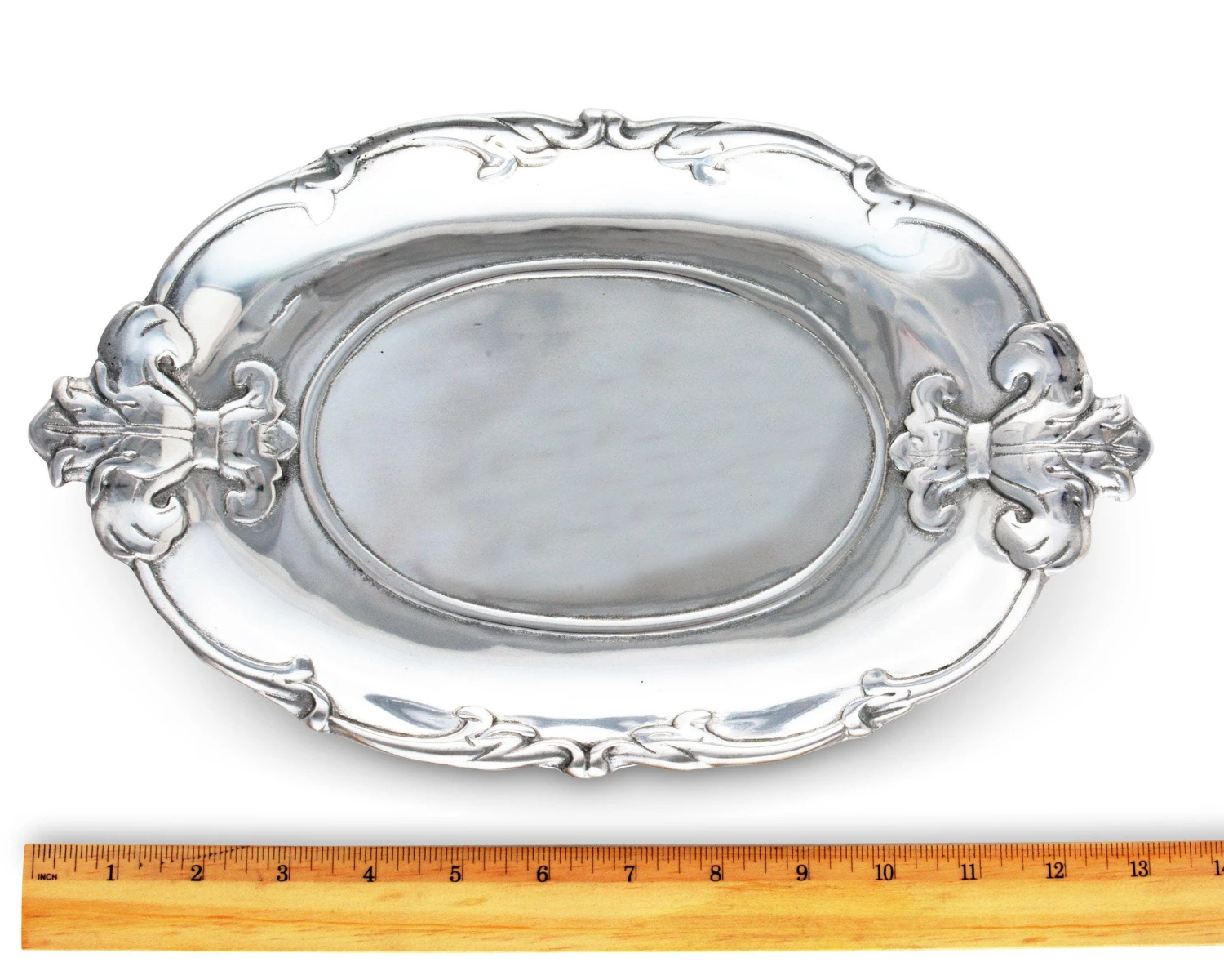Arthur Court Trays Fleur-De-Lis Oval Tray