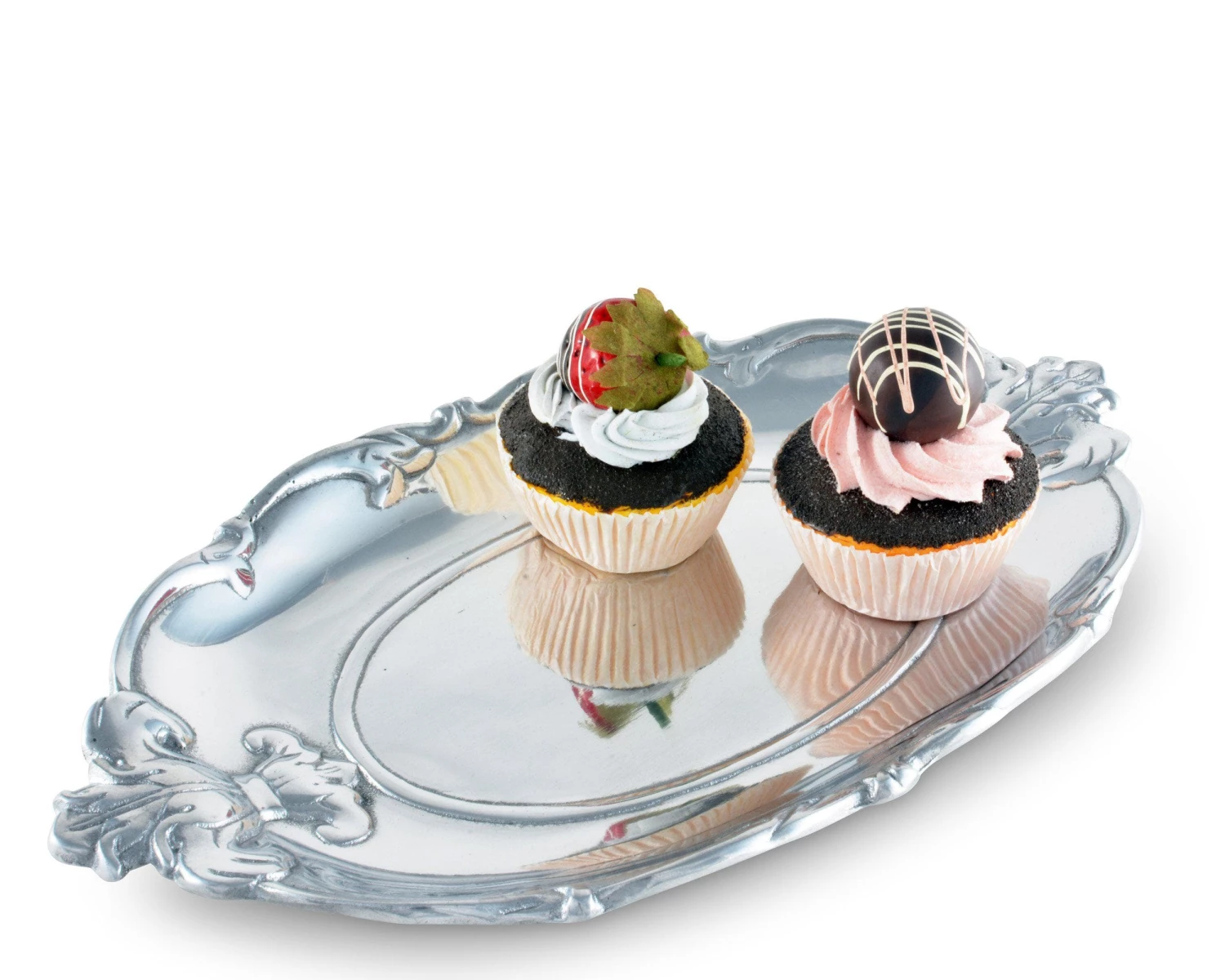 Arthur Court Trays Fleur-De-Lis Oval Tray