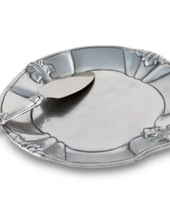 Arthur Court Fleur-De-Lis Plate With Server Cheese Boards & Cheese Sets