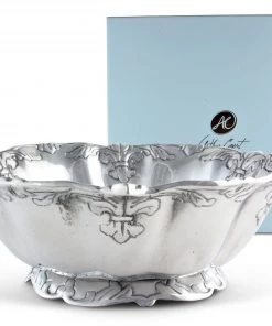 Arthur Court Fleur-De-Lis Salad Bowl 12 Salad Bowls