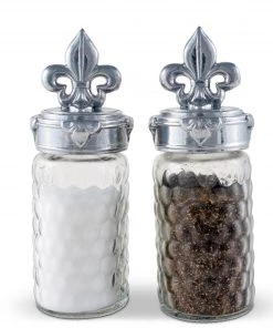 Arthur Court Fleur-De-Lis Salt And Pepper Set Salt & Pepper Sets