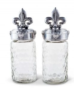 Arthur Court Fleur-De-Lis Salt And Pepper Set Salt & Pepper Sets