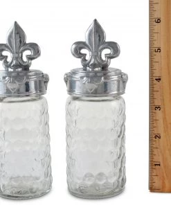 Arthur Court Fleur-De-Lis Salt And Pepper Set Salt & Pepper Sets