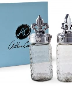 Arthur Court Fleur-De-Lis Salt And Pepper Set Salt & Pepper Sets