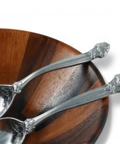 Arthur Court Salad Serving Sets Fleur-De-Lis Serving Set