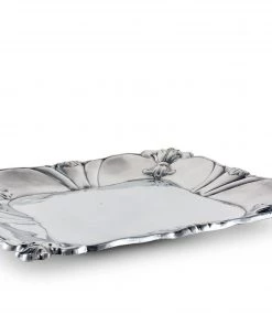 Arthur Court Fleur-De-Lis Square Tray 12