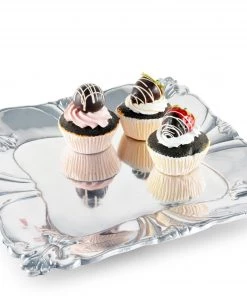 Arthur Court Fleur-De-Lis Square Tray 12