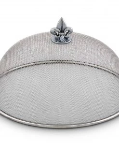 Arthur Court Picnic Sets Fleur De Lis Stainless Mesh Picnic Cover