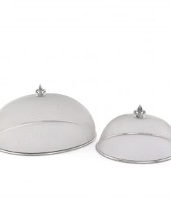 Arthur Court Fleur De Lis Stainless Mesh Picnic Cover Picnic Sets