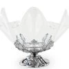 Arthur Court Fleur-De-Lis Stand Acrylic Bowl 11