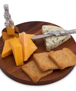 Arthur Court Acorn Oak Leaf Cheese Tool Set