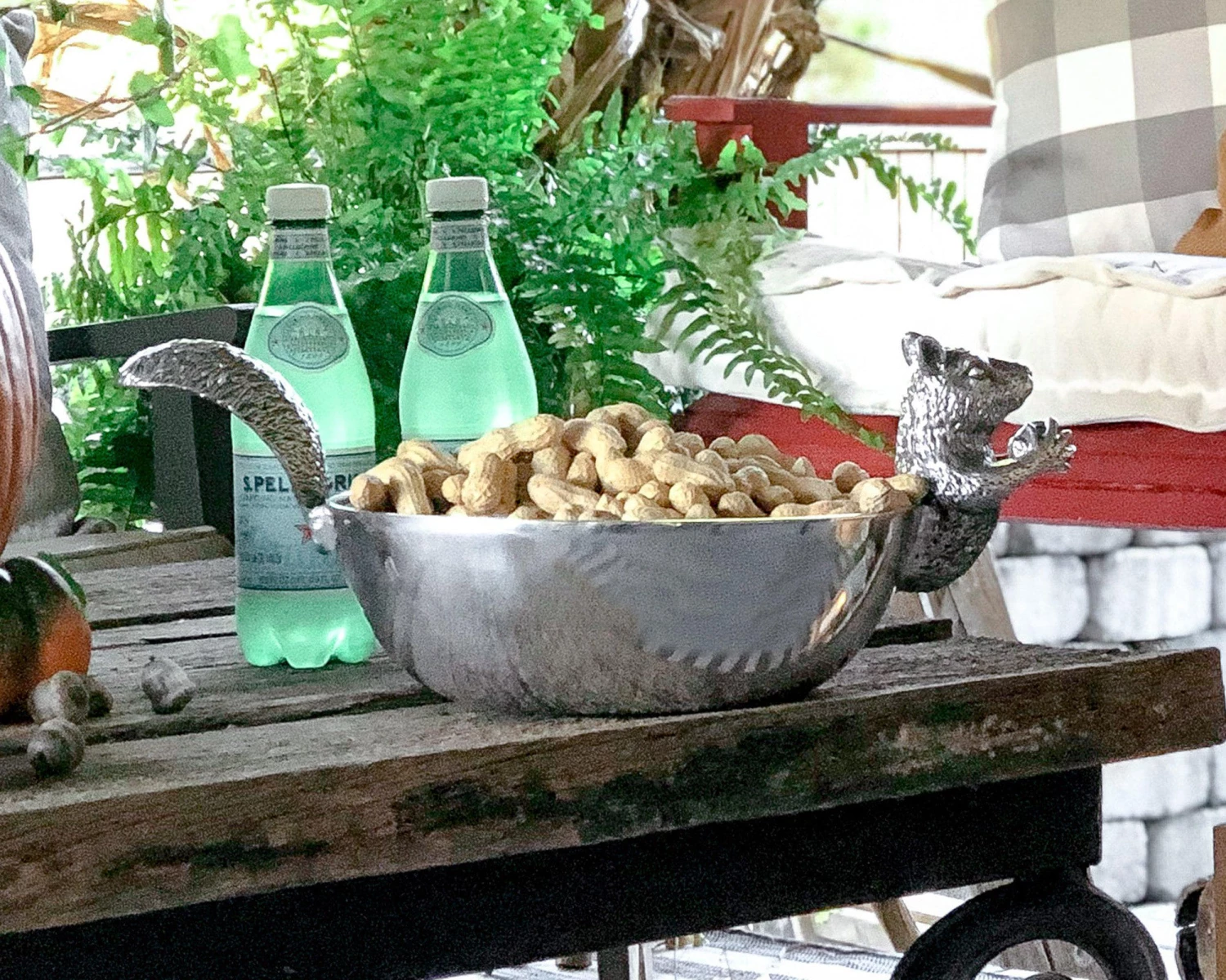 Arthur Court Squirrel Nut Bowl Head / Tail Forest