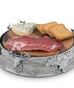 Arthur Court Elk Cheese Pedestal