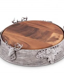 Arthur Court Elk Cheese Pedestal