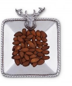 Arthur Court Elk Head Nut Bowl Forest