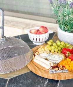 Arthur Court Oak Leaf 3 Piece Picnic Cheese Board / Spreader